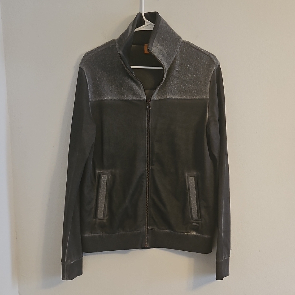 Hugo Boss Black and Gray Windbreaker
